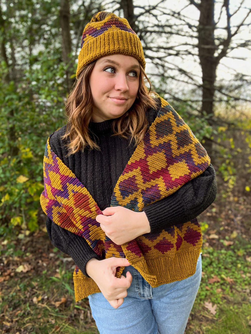 Chione Hat and Scarf Set by Maura Huggins - Image 9