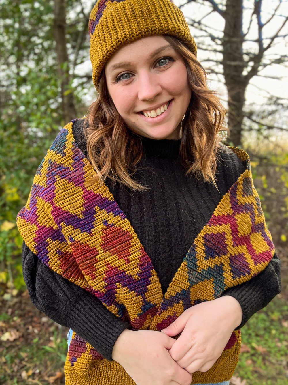 Chione Hat and Scarf Set by Maura Huggins - Image 8