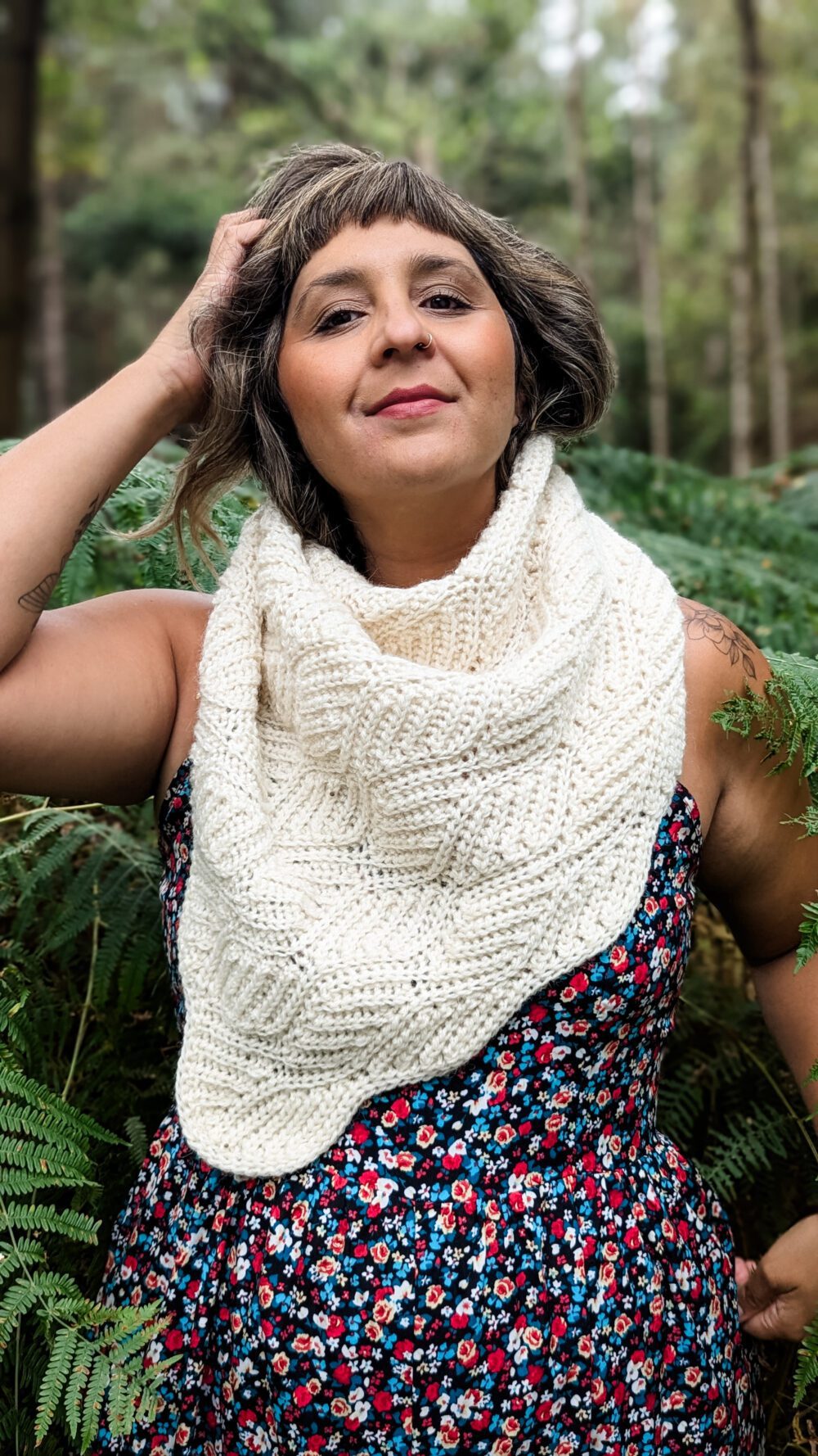 Fiamma Brioche Shawl - Image 5