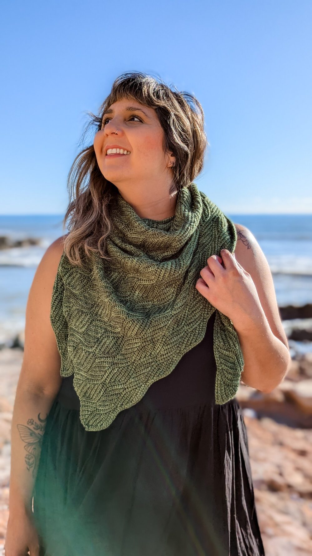 Fiamma Brioche Shawl - Image 6