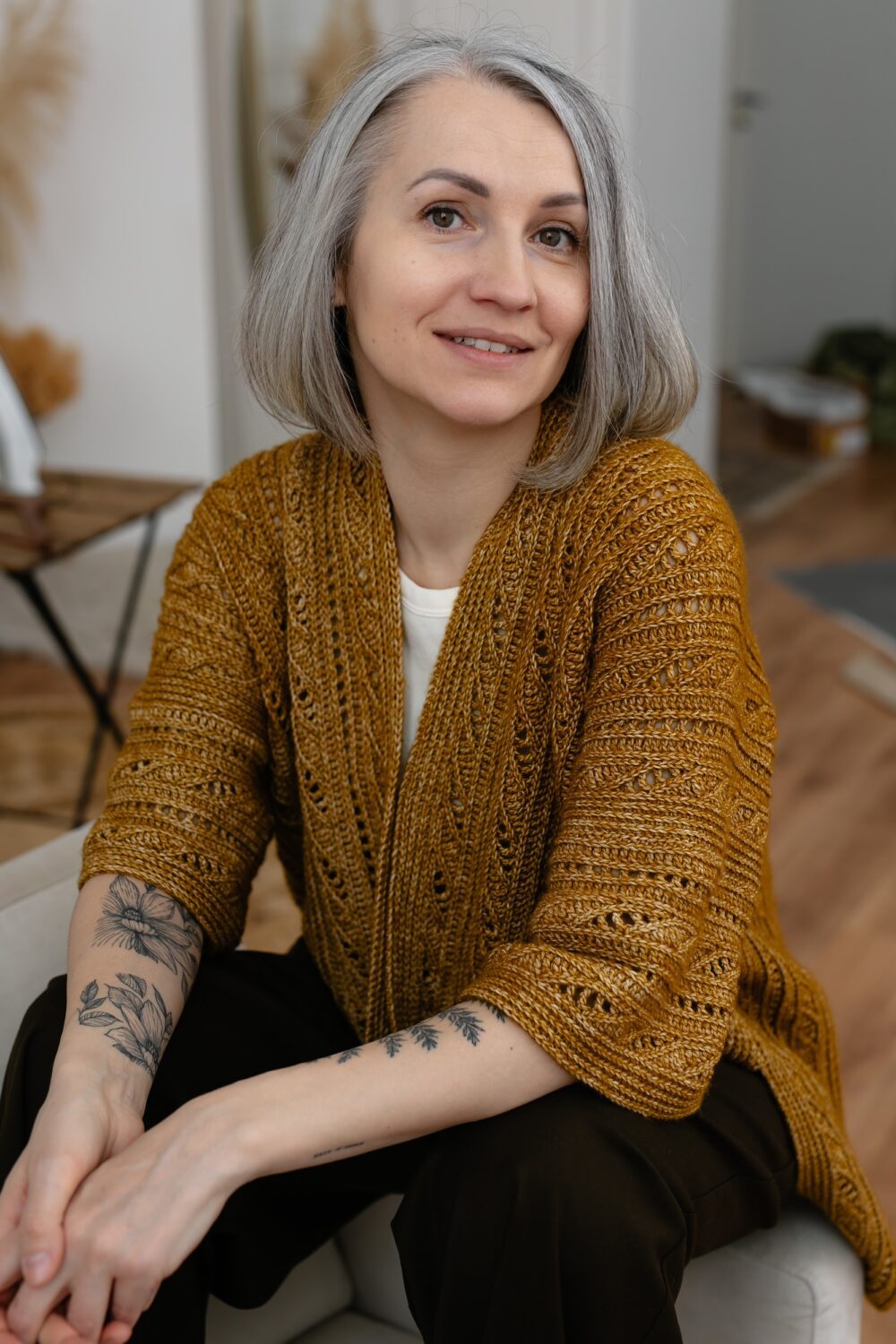 Everleaf Cardigan by Linda Skuja