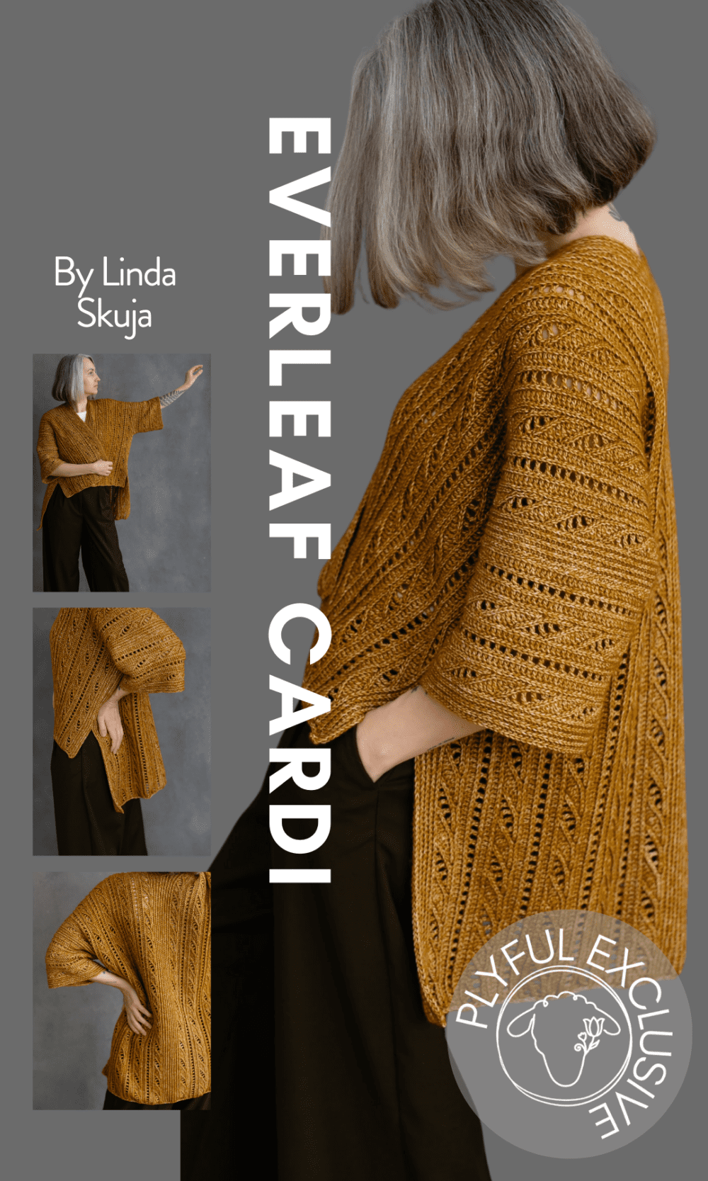 Everleaf Cardigan by Linda Skuja