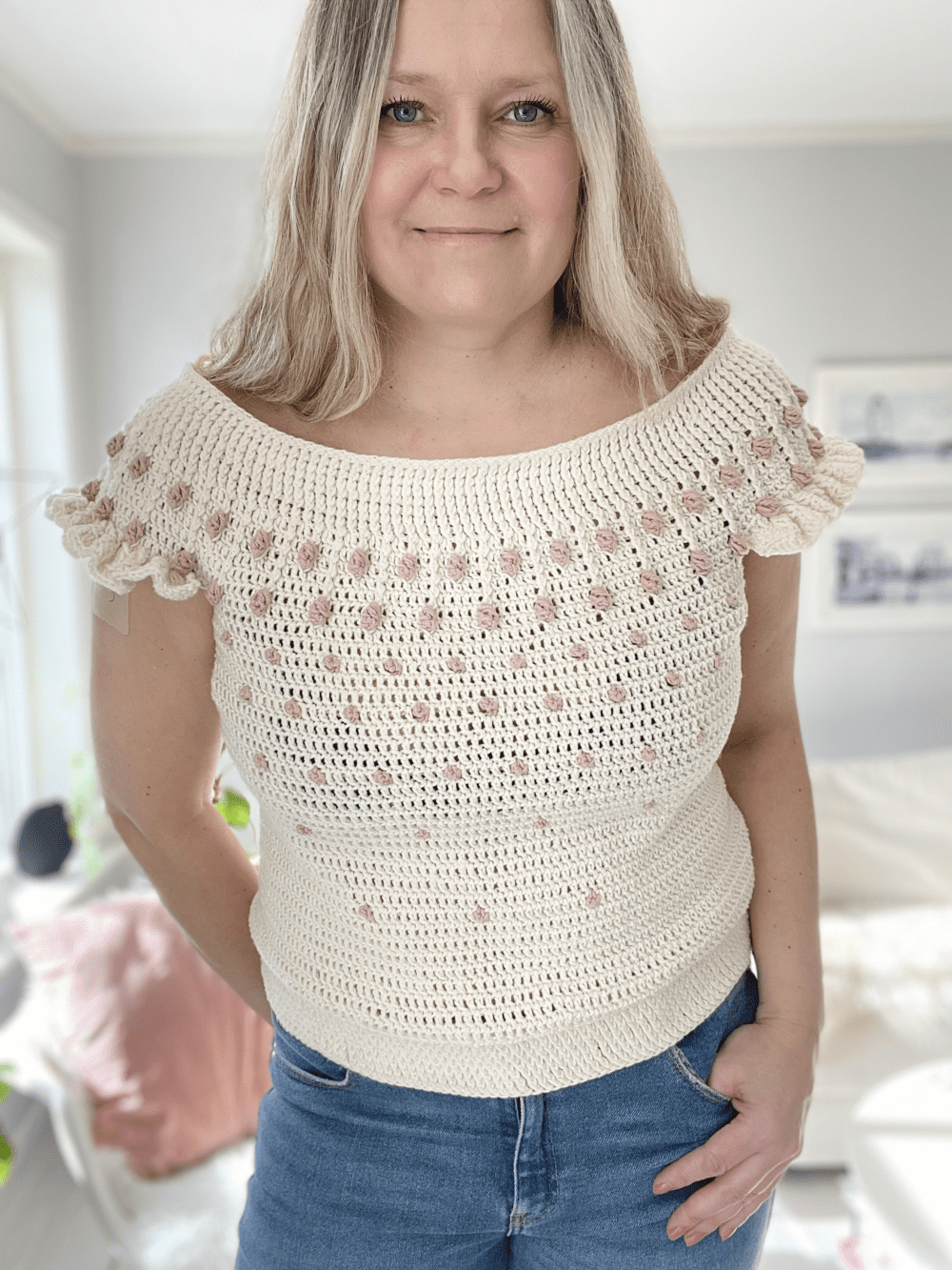 Popcorn Breeze Top by Jeanette Haugland - Image 4