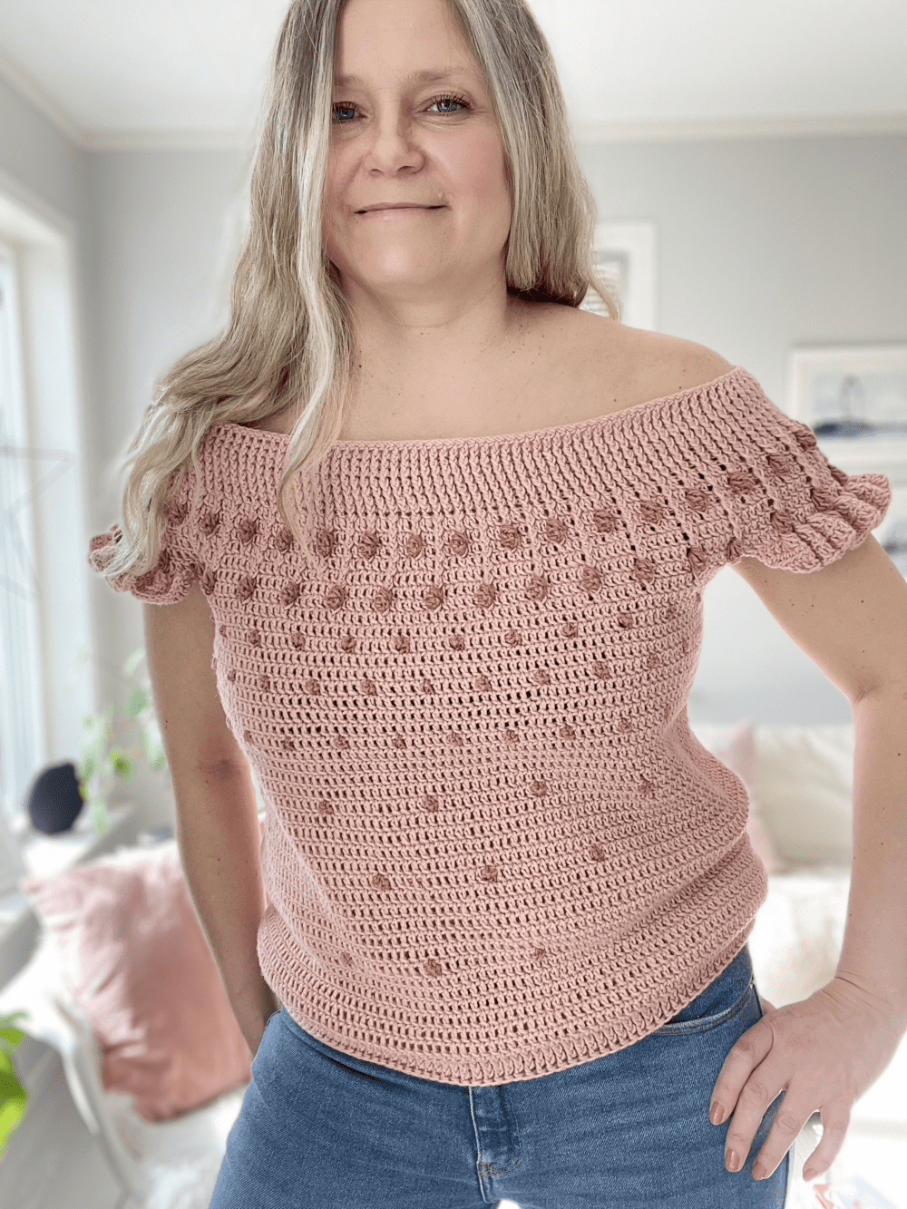 Popcorn Breeze Top by Jeanette Haugland - Image 3