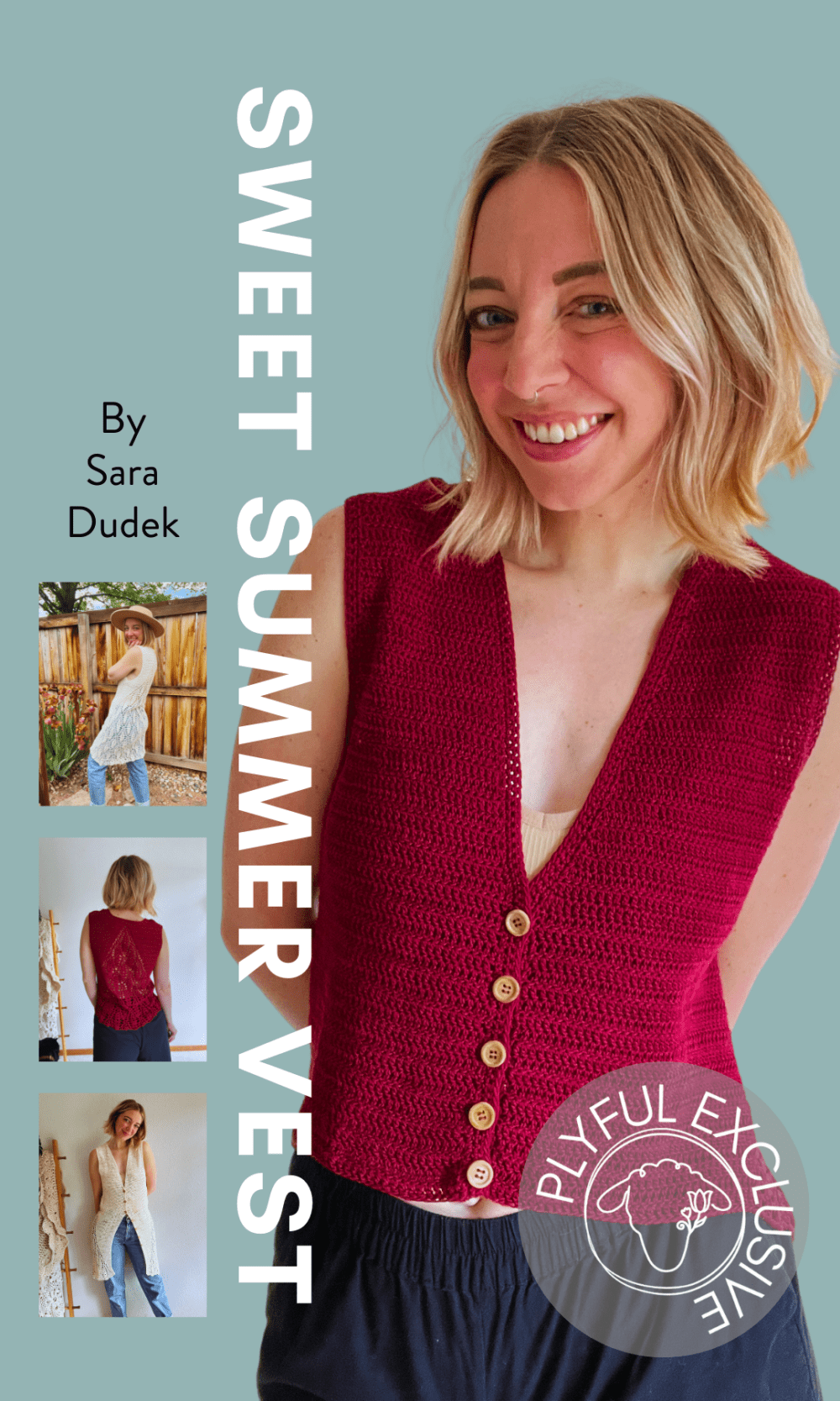 Sweet Summer Vest by Sara Dudek