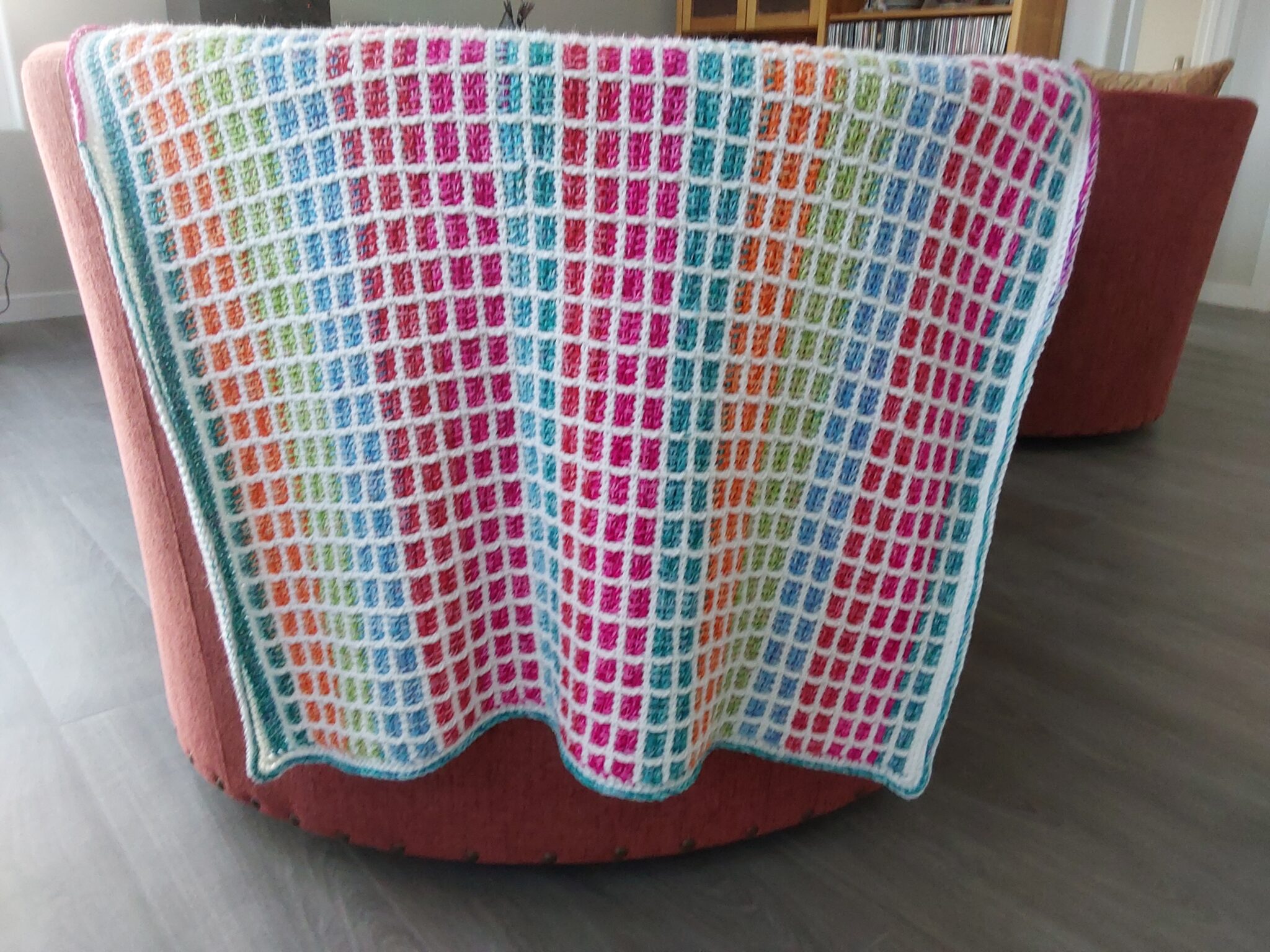 Tunisian baby blanket