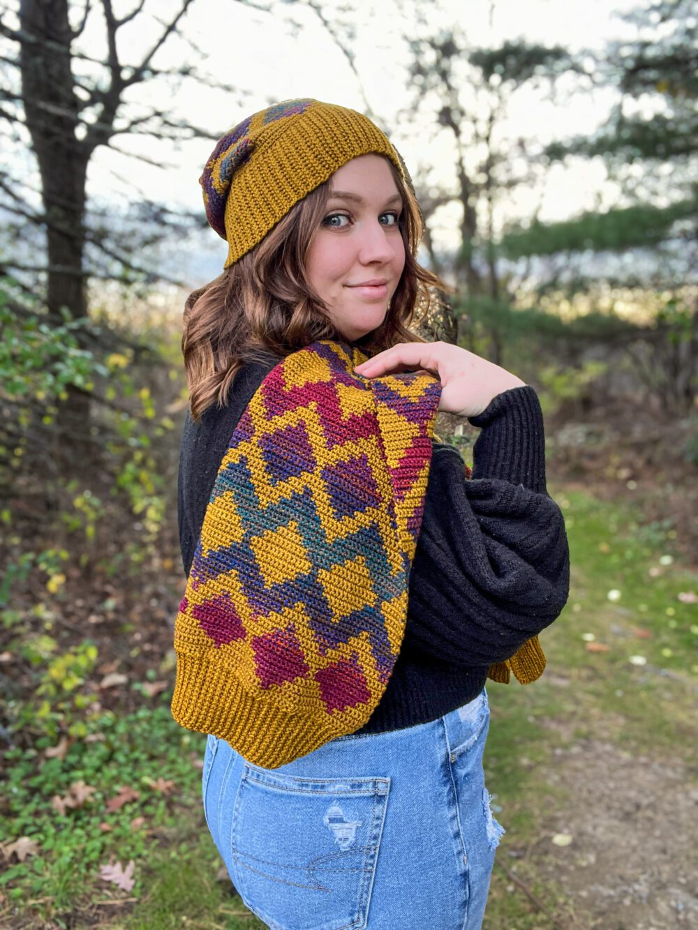 Chione Hat and Scarf Set by Maura Huggins - Image 6