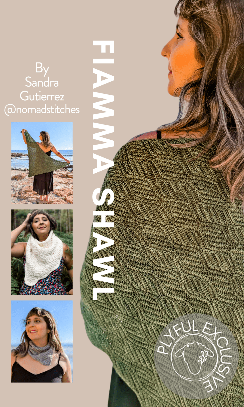 Fiamma Brioche Shawl