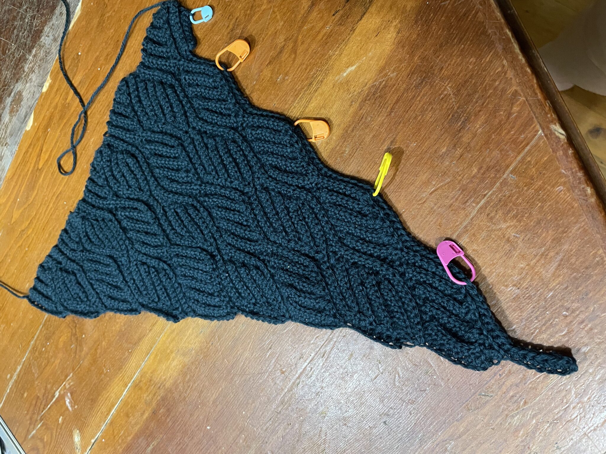 Fiamma Brioche Shawl