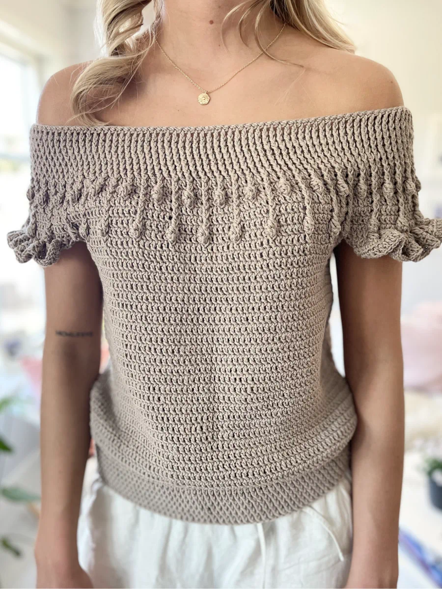 Popcorn Breeze Top by Jeanette Haugland – image 4