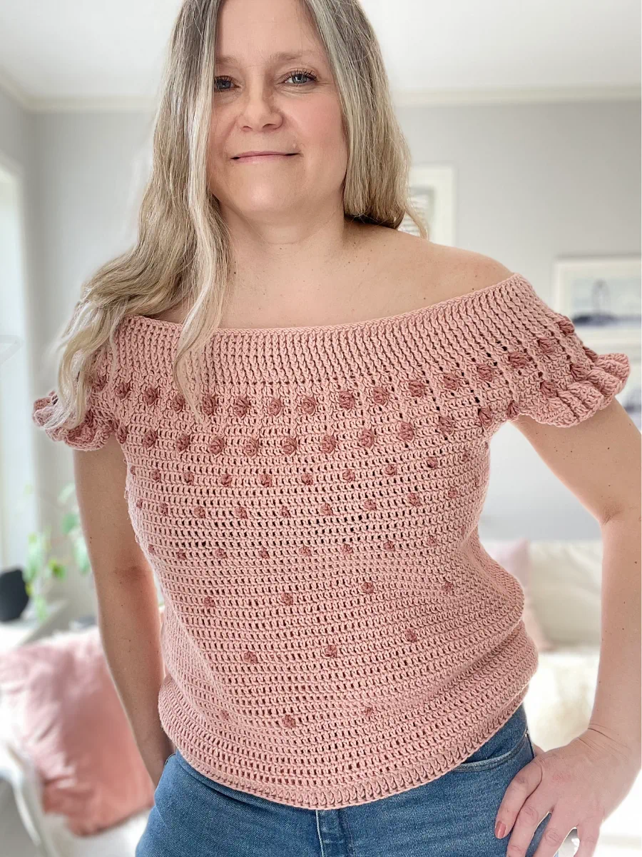 Popcorn Breeze Top by Jeanette Haugland – image 3