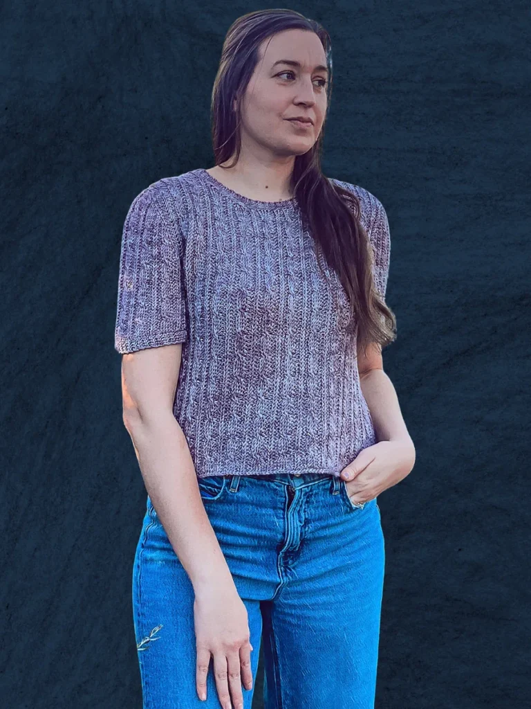 Fabled Cable Top by Ashley Rivas