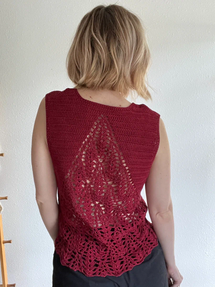 Sweet Summer Vest by Sara Dudek – image 5