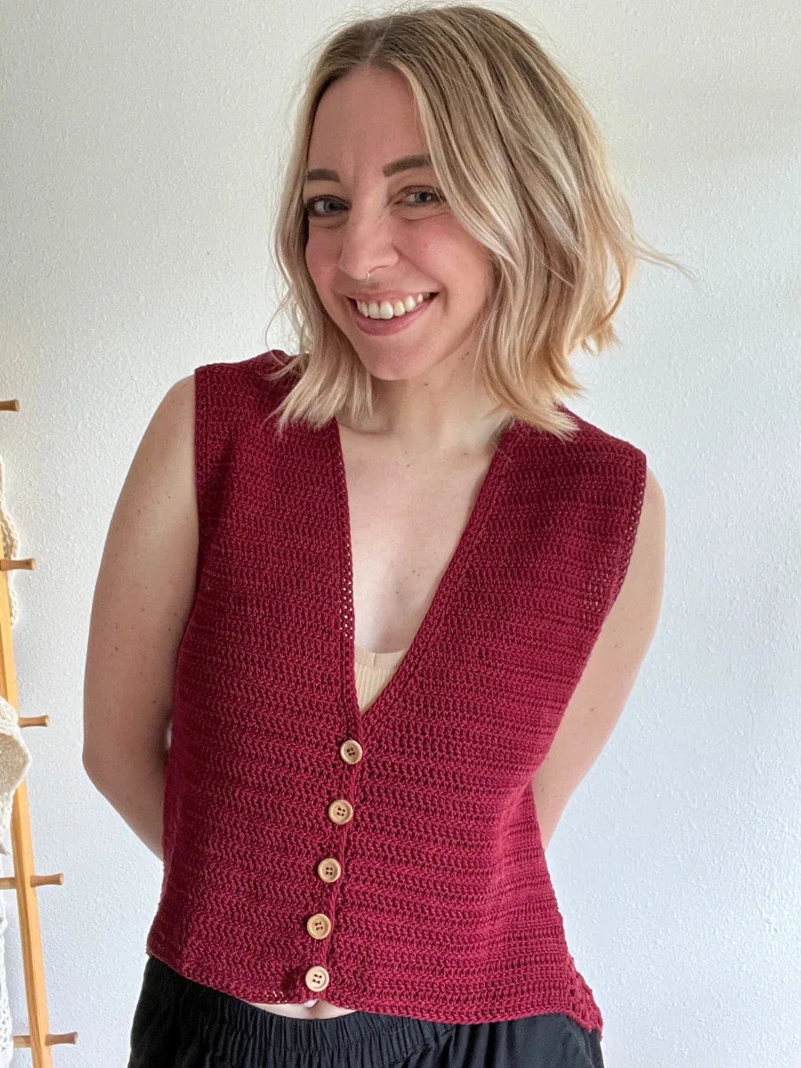 Sweet Summer Vest by Sara Dudek – image 2