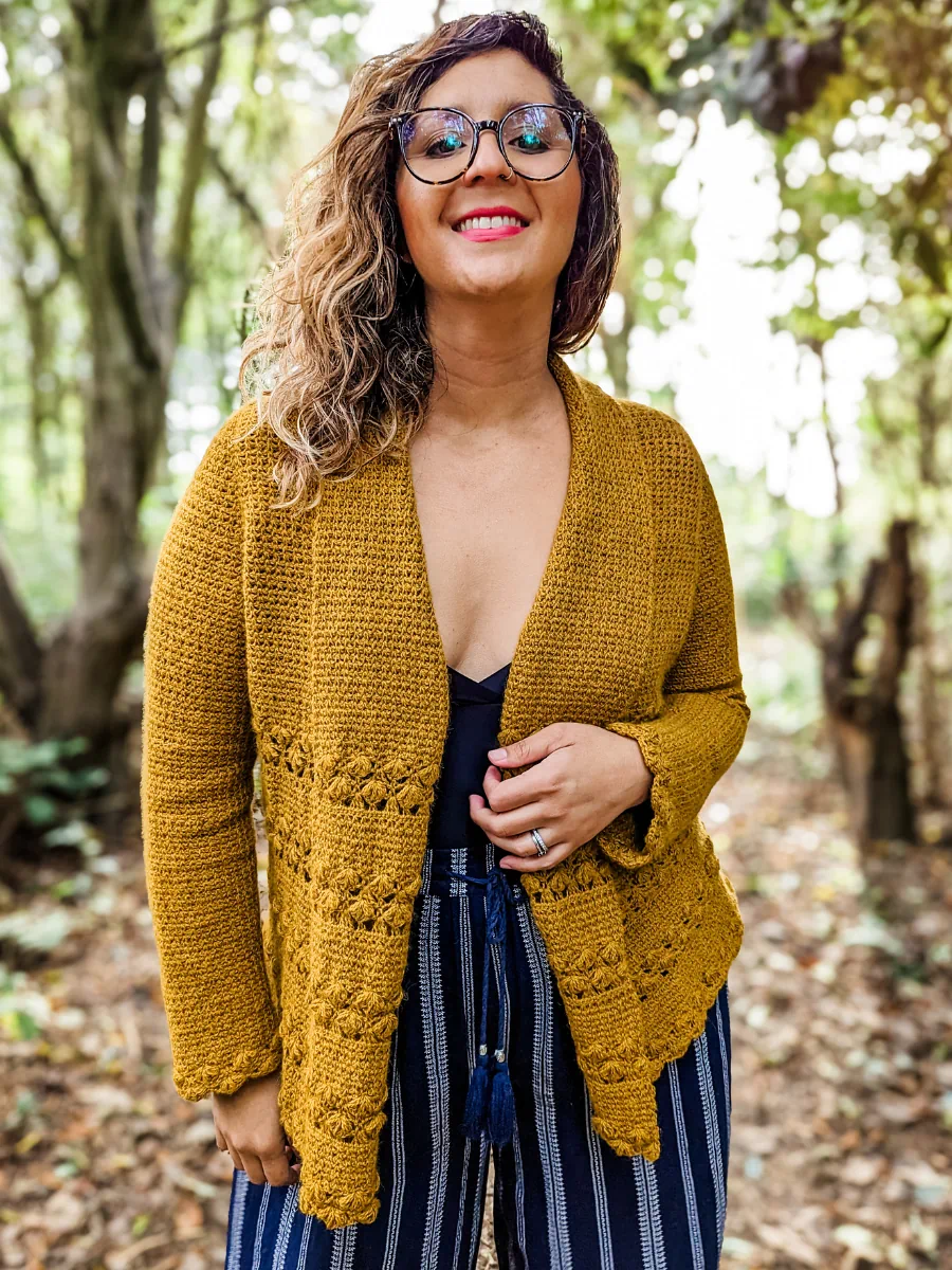 Camellia Cardi by Sandra Gutierrez – image 3