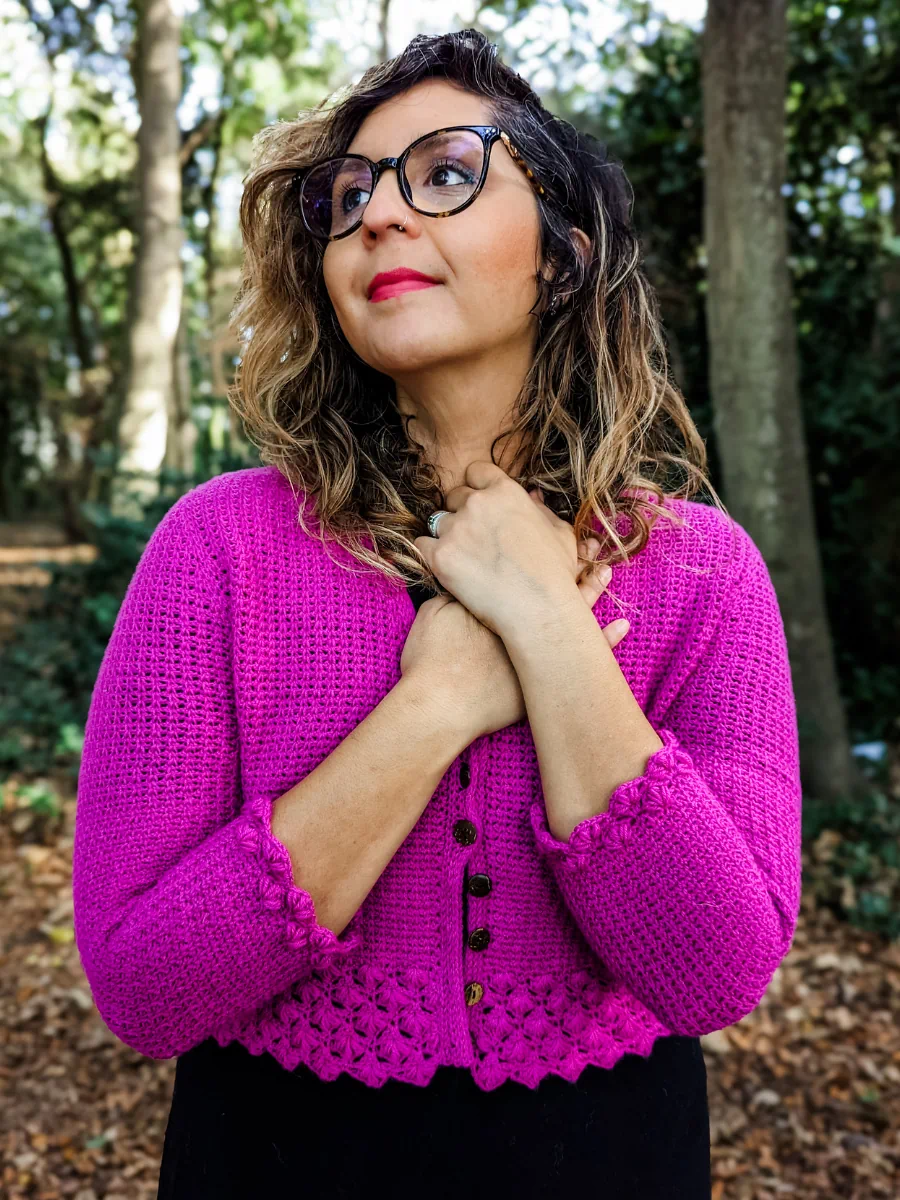 Camellia Cardi by Sandra Gutierrez – image 4
