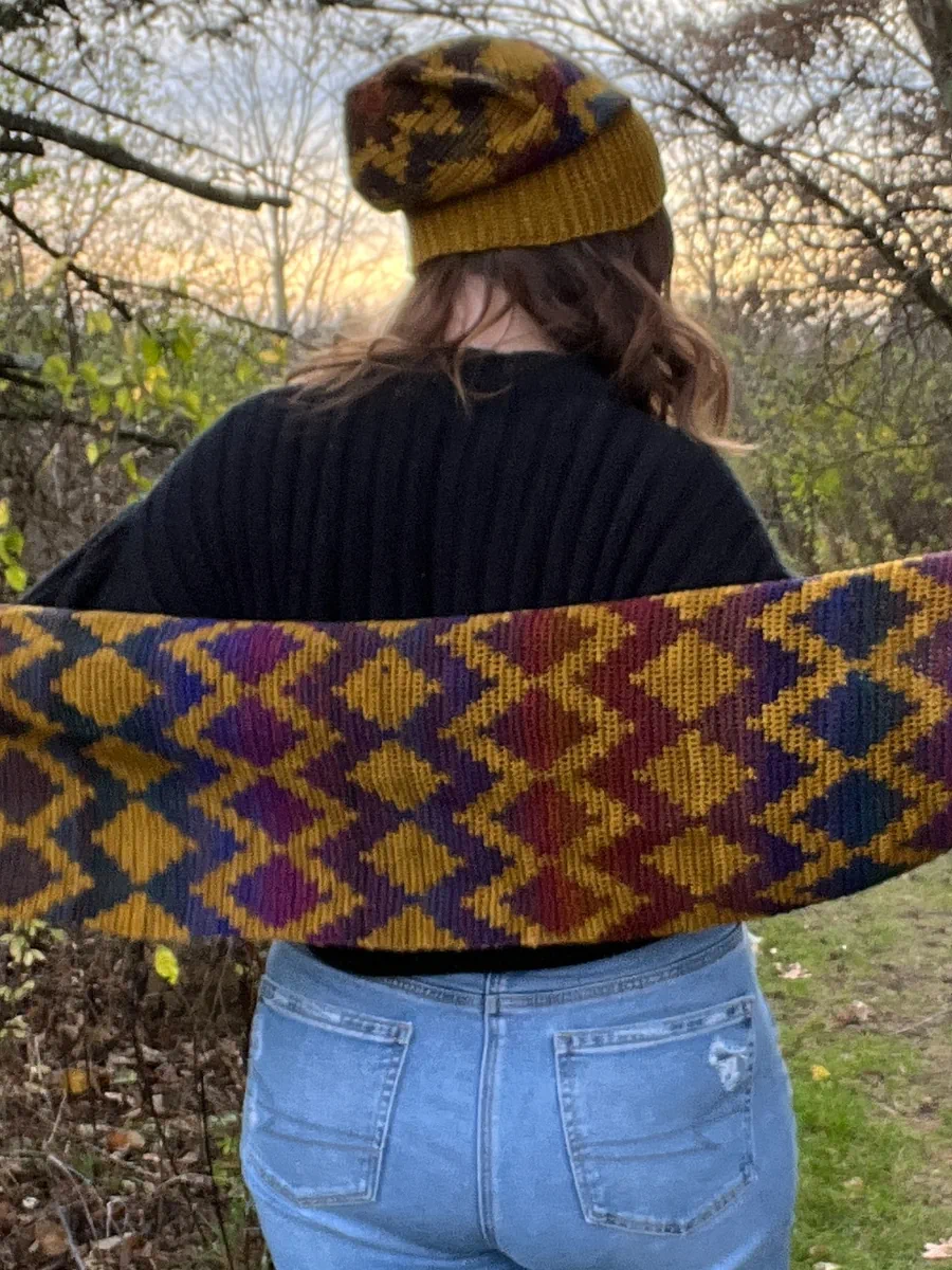 Chione Hat and Scarf Set by Maura Huggins – image 2