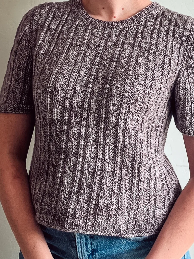 Fabled Cable Top by Ashley Rivas - Image 4