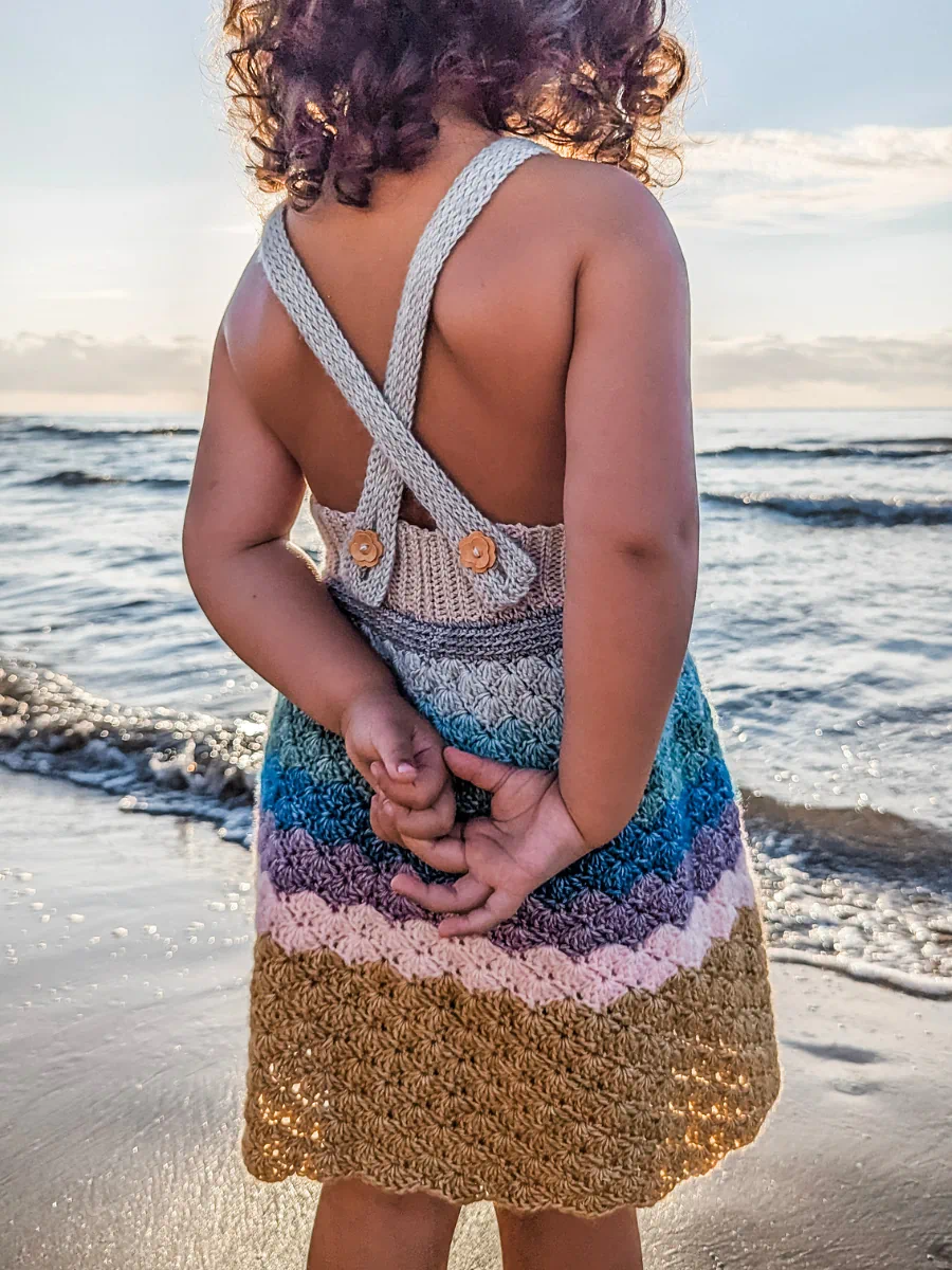 beach dress for kids Girls Dress - Ocean Friends Print Dress