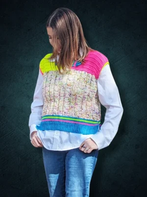 Neon Vibes Vest by Lee Sartori