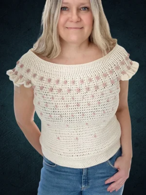 Popcorn Breeze Top by Jeanette Haugland