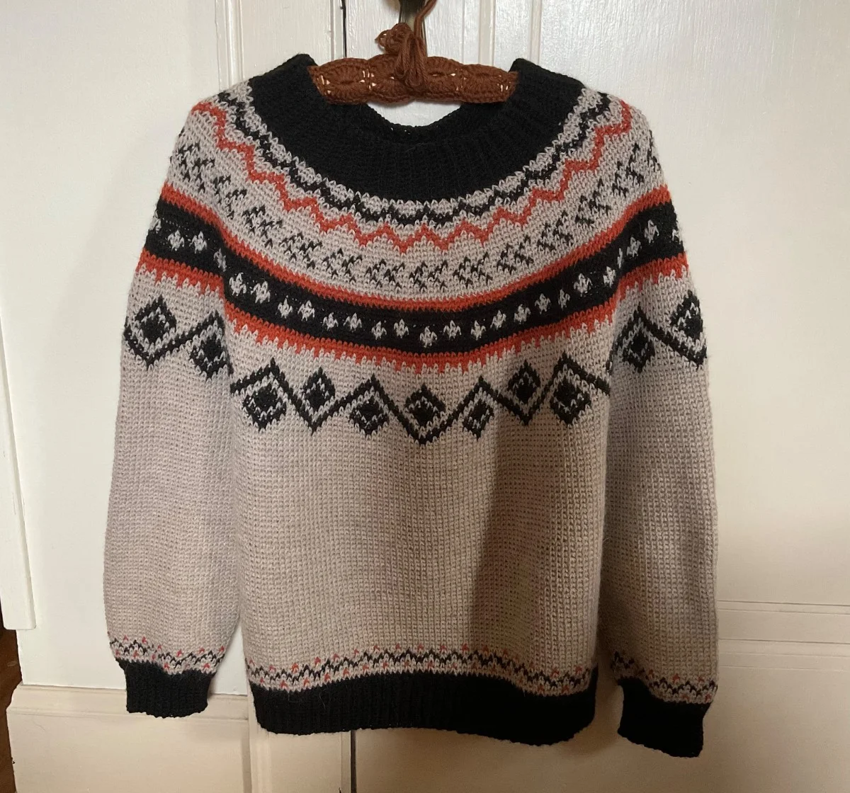 Aztec Crochet Sweater