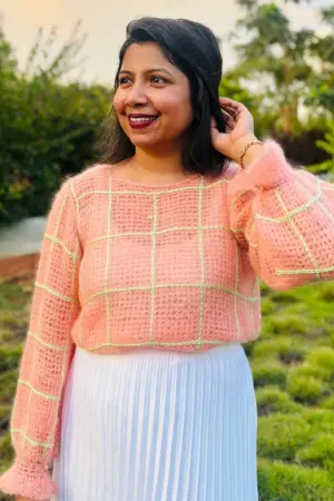 Lattice Dawn Sweater